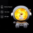 thumbnail image 3 of MasteelfCA 1Pc Christmas Gift Astronaut Design Saving Pot Resin Craft Night Light, 3 of 7