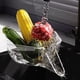 thumbnail image 1 of Cesta de drenaje multifuncional: recipiente para limpiar frutas con colador, recipiente para recoger alimentos del fregadero de la cocina, recipiente con filtro para lavar verduras, colador para sobre, 1 of 8