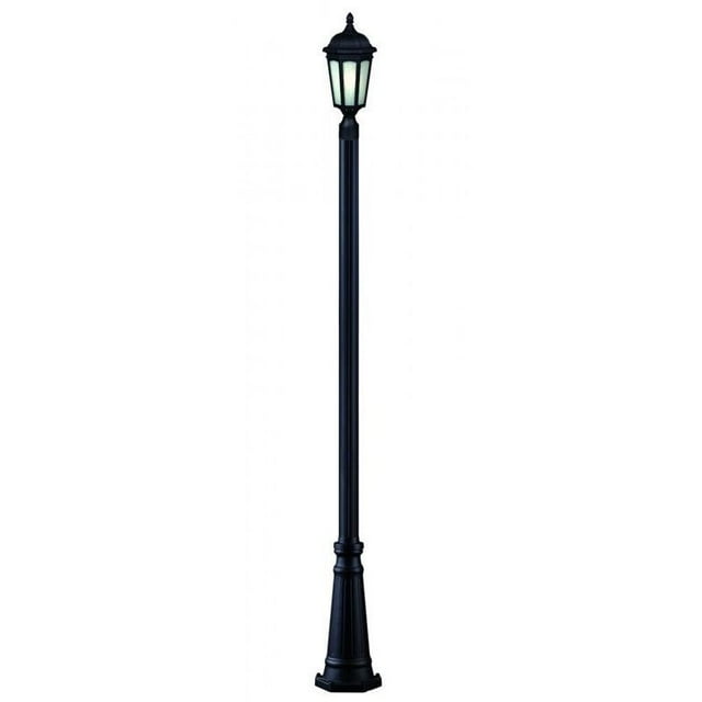 Z-Lite Newport 1 Light Outdoor Post Light in Black