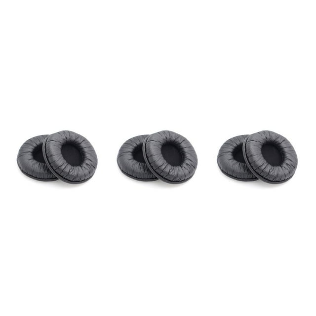 Decodeary Ear Pads Cushion Hearing Protection Softness Sponge Compact Cushions Replacement for PX100 PX200 1 Pair Black 3Set