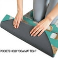 thumbnail image 3 of Husky and Coffee Hot Yoga Mat Towel Non Slip for Hot Yoga - Quick-Drying Yoga Mat Cover with 4 Corner Pockets with Travel Bag - Hot Yoga Towel Non Slip Grip Moisture Wicking Sweat 70"x26", 3 of 6