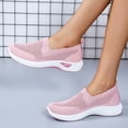 thumbnail image 3 of GUOBIOZIY Women's Walking Shoes - Slip on Sneakers Lightweight Tennis Shoes Sock Sneakers(Pink,7.5), 3 of 6