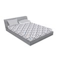 thumbnail image 2 of Ambesonne Geometric Fitted Sheet & Pillow Sham Set, Modern Nested Squares, Queen, Dried Rose Slate Blue, 2 of 2