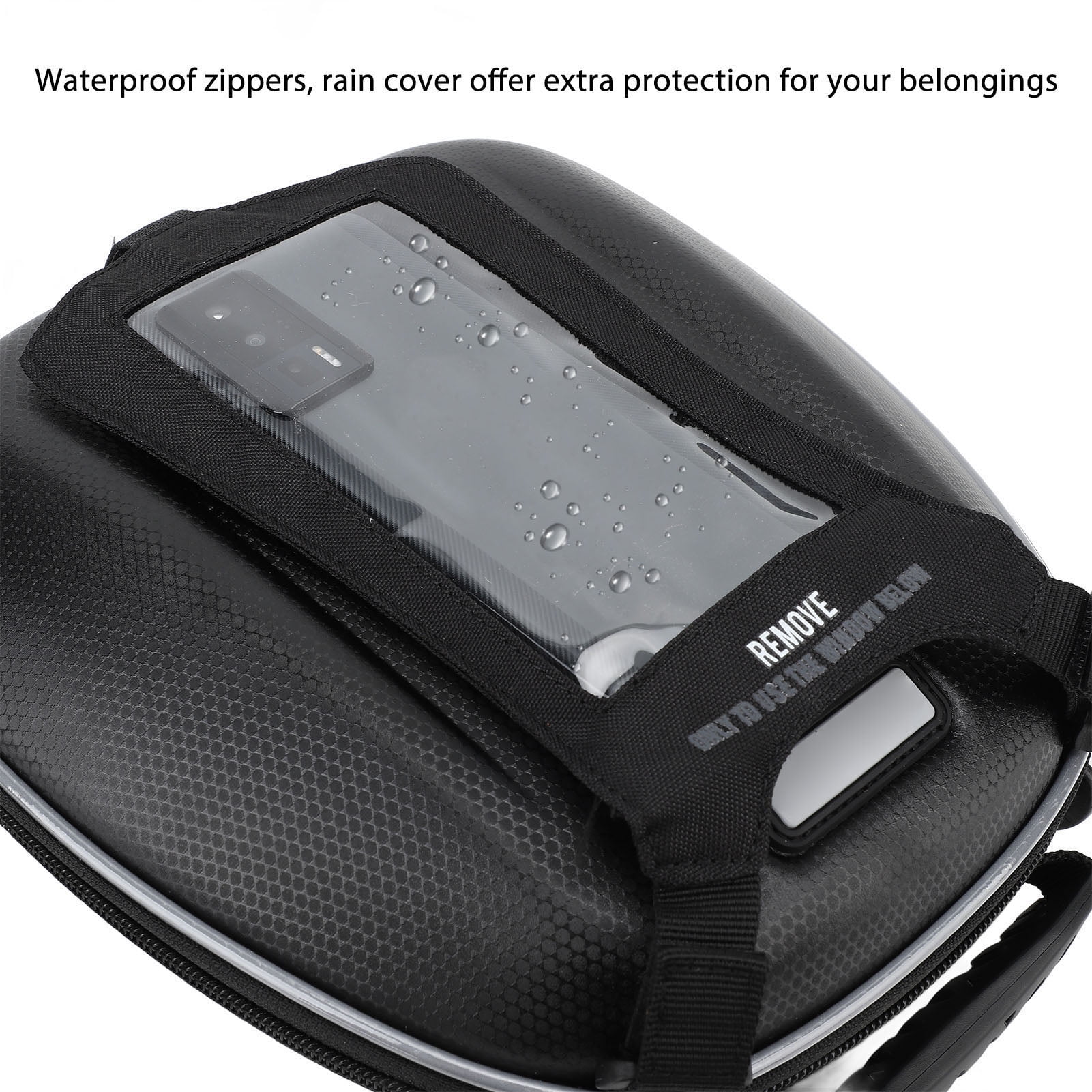 バッグ r Motorcycle Luggage Tank Bag, Clear Window Multifunction Quick