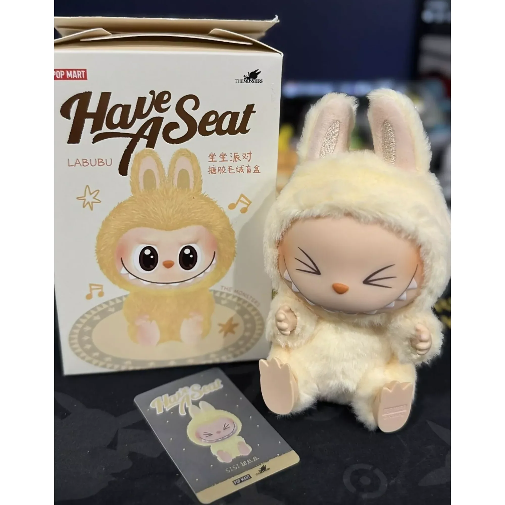 POP MART -LABUBU The Monsters Have A Seat Series Vinyl Plush