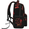 thumbnail image 3 of Hazbin Anime Hotel Backpacks Large Capacity Bag Adjustable Backpacks Fashion Outdoors Travel Daypacks, 3 of 7