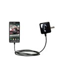 thumbnail image 1 of Gomadic Intelligent Compact AC Home Wall Charger suitable for the LG Optimus F7 - High output power with a convenient, foldable plug design - Uses Tip, 1 of 4