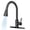 Matte Black, variant on Kitchen Faucets with Pull Down Sprayer, High Arc Stainless Steel Single Handle Kitchen Sink Faucet, 1 or 3 Hole Brushed Nickel Water Faucets for Farmhouse Laundry Camper Rv Bar