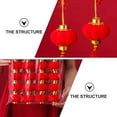 thumbnail image 3 of 20 Pcs Lanternes du Nouvel An Chinois Lanternes Rouges Ornement de Festival du Printemps Chinois, 3 of 6