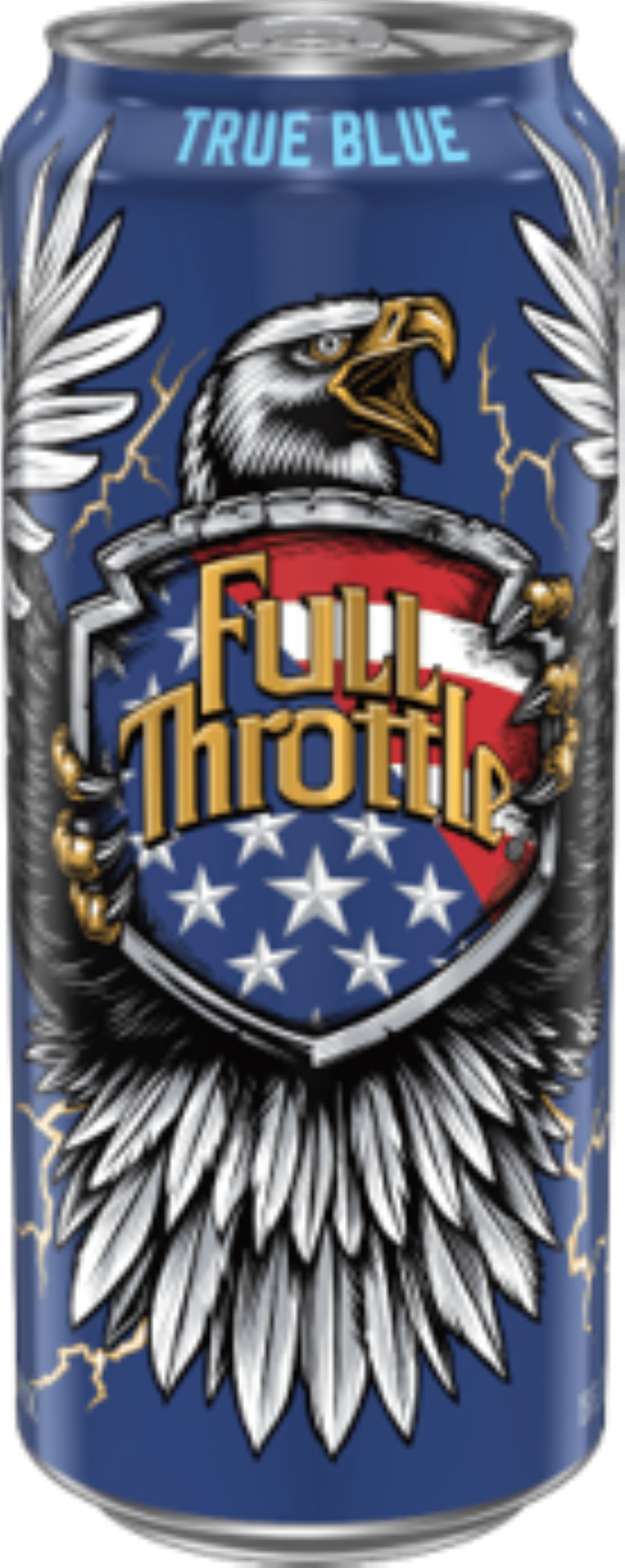 Full Throttle True Blue Energy Drink 16oz Cans (Quantity of 24)