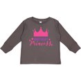 thumbnail image 3 of Inktastic Birthday Princess, Little Princess, Crown, Stars Girls Long Sleeve Toddler T-Shirt, 3 of 5