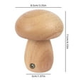 thumbnail image 6 of SSZMDLB under $5 Night Light, Wooden Mushroom Rechargeable Lamp, Warm LED Bedside Light, Bedroom Sleep Assistant, Ambient Mood Lighting Decor, 6 of 9