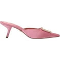 thumbnail image 6 of Sam Edelman Brit Pink Blossom Kitten Heel Slip On Pointed Toe Dress Pumps (Pink Blossom, 9), 6 of 6