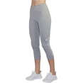 thumbnail image 2 of Pantalones deportivos de compresión Reebok Highrise Capri para mujer gris grande, 2 of 3