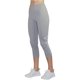 thumbnail image 2 of Pantalones deportivos de compresión Reebok Highrise Capri para mujer gris grande, 2 of 3