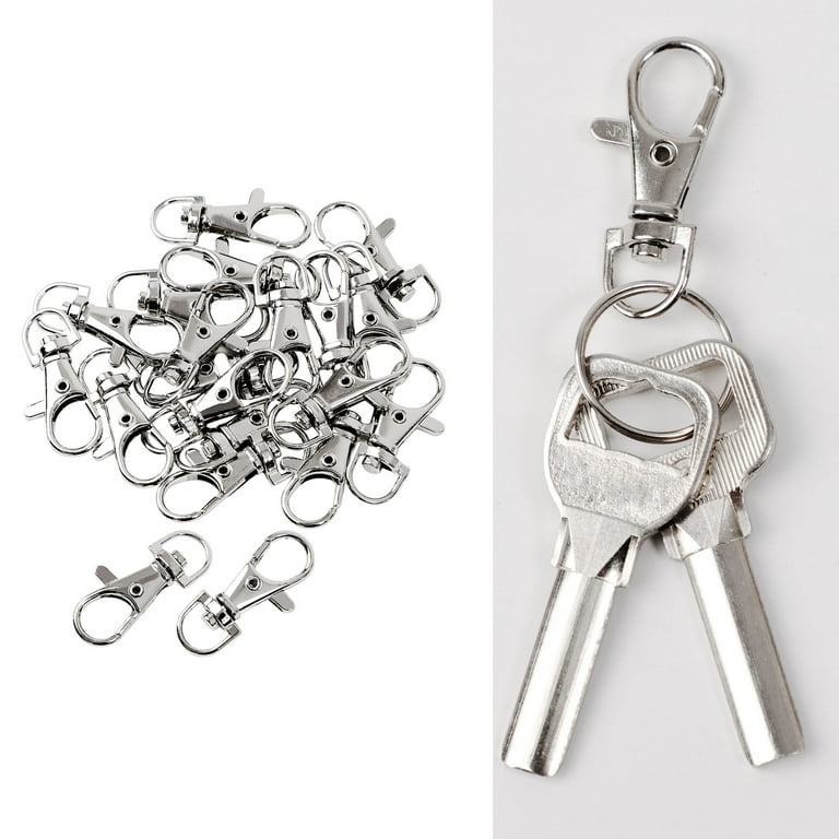 20pcs Keychain Hooks With Key Rings