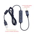 thumbnail image 4 of Cable de desconexión rápida de auriculares de centro de llamadas a conector USB para adaptador de dispositivo de comunicación QD, interfaz QD, 4 of 5