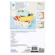 Hello Hobby Adhesive Stencils & Templates (30 Count)
