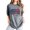 Grey, variant on Public Womens Plus Size America 1776-2026 Printed Graphic Tees Causal Short Sleeve T-Shirts Summer Crew Neck Loose Fit Tops Shirts Y_Navy XL