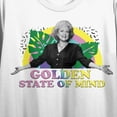 thumbnail image 2 of Golden Girls Golden State of Mind Women's White Short Sleeve Crop Tee-XL, 2 of 7