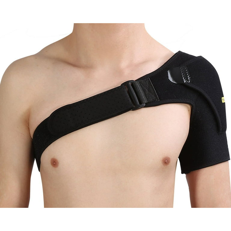 EDIFOLLY Shoulder Brace, 2 IN 1 Heated Shoulder Pad Shoulder Ice Packs  Rotator Cuff Brace, Shoulder Support Cold or Heating Pads for Women Men  (Large)
