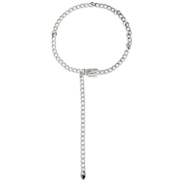 Cinturones de cadena de metal para mujeres INSPIRE CHIC, cinturones de cintura decorativos para vestidos y jeans, cinturón de hebilla cuadrada plateada de 46.5"