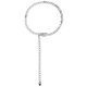 thumbnail image 1 of Cinturones de cadena de metal para mujeres INSPIRE CHIC, cinturones de cintura decorativos para vestidos y jeans, cinturón de hebilla cuadrada plateada de 46.5", 1 of 5