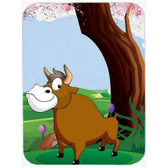 Carolines Treasures  Bull Under the Tree Mouse Pad - Hot Pad or Trivet
