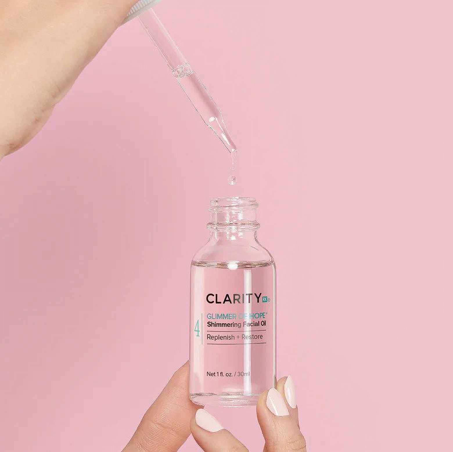 ClarityRX Glimmer of Hope Shimmering Facial Oil 1 fl oz