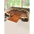 thumbnail image 3 of Creative leather functional sofa simple modern living room luxury villa large sofa combination personality fashion sofa My Lux Decor Round, 3 of 7