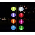 thumbnail image 2 of Fusion 12" Solar Lantern Lamp Hanging Nylon China Lantern Solar LED Light for Outdoor Garden Patio Wedding Party Decoration, 2 of 5