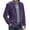 Purple, variant on Men's Fall Winter Office Single Wool Coat Overcoat