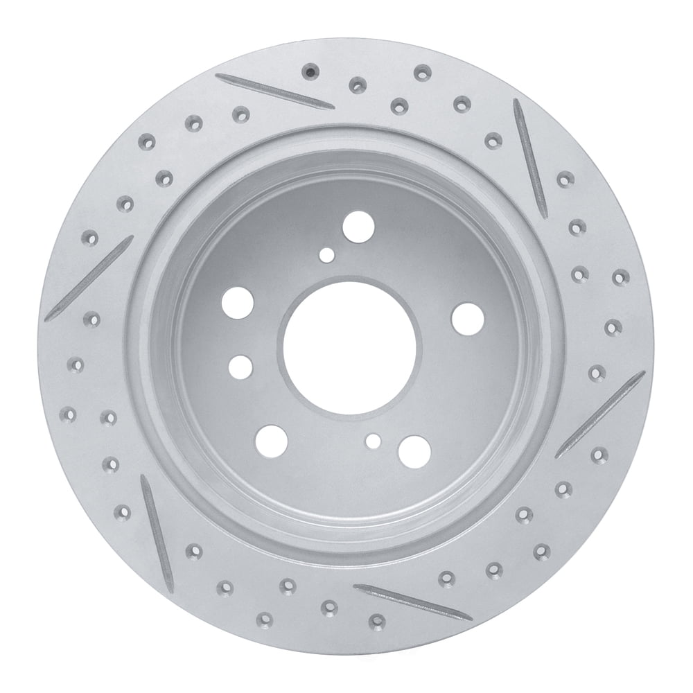 Dynamic Friction Company 830-76076L DFC Geoperformance Rotor - Drilled and Slotted