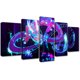 thumbnail image 3 of 5 Cuadros Decorativos Akali Dragon LOL Canvas Listo Para Colgar 150x84cm Jungle Art Impresion Tela Arte, 3 of 6