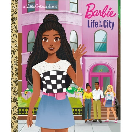 Little Golden Book Barbie: Life in the City, (Hardcover)