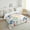 Blue White, variant on Colorful Butterfly Bedding Set,Cute Floral Butterfly Comforter Set,Rainbow Flower Leaf Plant Quilt Bed Set Wildlife Animal Print Bed Comforter