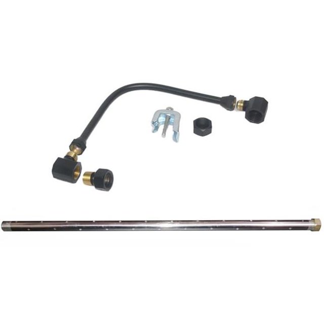 Tretco OB1SS-BK2-30-NG 30 in. Acier Inoxydable Log Briquet Kit&44; Gaz Naturel