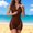 Brown, variant on Women Bathing Suits Sleeveless Curvy Modest Bikinis for Women Tummy Control Push Up Color Block Oversized Slim Fit Women Swimsuits Summer Beach Must Haves