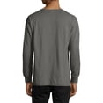 thumbnail image 2 of Hanes Comfortwash Garment Dyed Long Sleeve Tee Shirt with Pocket, Men's Sizes S-3XL, 2 of 6