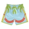 thumbnail image 2 of Palm Tree Hammock Boys' Swim Trunks Beach Pool Shorts Quick Dry Soft Fabric Classic Fit, 2 of 8