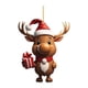 thumbnail image 2 of Decorative Reindeer Family Pendant Deer Family Ornament Christmas Tree / Car, 2 of 3