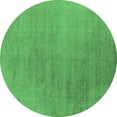 thumbnail image 1 of Ahgly Company Indoor Round Oriental Emerald Green Industrial Area Rugs, 3' Round, 1 of 4