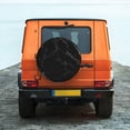thumbnail image 6 of Naloa Black Marble Texture Abstract PVC Leather Spare Tire Wheel Cover for Car Truck SUV Camper Trailer Universal Fit many size16 inch, 6 of 6