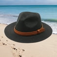 thumbnail image 3 of Cheers.US Straw Hat Sun Hat for Women Men Beach Cap Summer Hats UV Protection UPF50+, 3 of 3