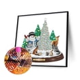 thumbnail image 1 of Cuadros Decorativos Taladro parcial de forma especial de pintura de diamante DIY 5D muñeco de nieve de Navidad (k118) Tmvgtek embutido en tela, 1 of 8
