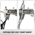 thumbnail image 2 of GSE Games & Sports Expert 12 Chains Portable Disc Golf Targets Basket. Metal Flying Disc Golf Practice Basket for Outdoor Backyard, Schoolyard and Basketball Gym - Black, 2 of 7