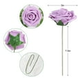 thumbnail image 6 of 50Pcs Artificial Flowers,Fake Flowers Roses,Silk Faux Flowers,Artificial Rose Bulk with Stem,DIY Wedding Bouquets Bridal Shower Floral Arrangements Mother's Day Party Home Decor（Purple）, 6 of 12