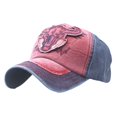 thumbnail image 2 of Baqcunre Baseball Cap, Hats Distressed Applique Baseball Denim Embroidered Cap Topee Unisex Baseball Caps, Womens Baseball Caps, Sun Hats for Women, 2 of 2