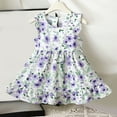 thumbnail image 2 of Ugoldhm Girls Dresses Flowy Cotton Cute Print Sleeveless Boho Dress Sundress Summer Clothes 6Months-11Years, 2 of 3