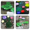 thumbnail image 4 of Flores flotantes de espuma de loto con forma de rana de PietyPet, 10 unidades, 4 of 4